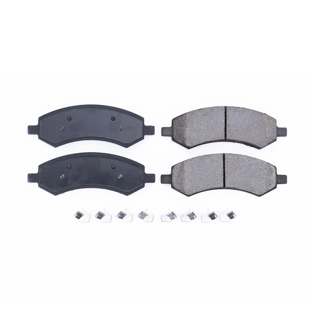 17-1084 – POWERSTOP Brake Pad, FMSI Number D1084 Ceramic Brake Pads Set Of 4 With Stainless Steel Hardware